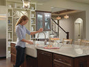 Kitchen Faucet Brushed Nickel, Kitchen Faucets with Pull Down Sprayer, Kitchen Sink Faucet