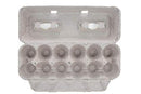 Blank Natural Pulp Egg Cartons Holds Up to Twelve Eggs For Storing Extra Eggs