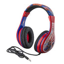 Spider Man Kids Headphones, Adjustable Headband, Stereo Sound, 3.5Mm Jack