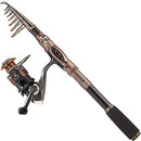 Fishing Rod and Reel Combos Carbon Fiber Telescopic Fishing Rod