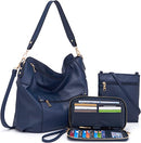 Large Crossbody Bags Ladies Shoulder Handbags Purse and Wallet Set