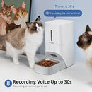 Automatic Cat Feeder, 2.4G WiFi 4L Detachable Cat Pet Dog Automatic Feeder