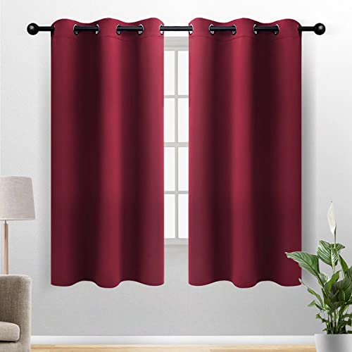 Blackout Curtains for Bedroom - Thermal Insulated Room Darkening Drapes with Tiebacks