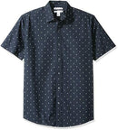 Men's Regular-Fit Short-Sleeve Print Shirt, Anchor, Medium