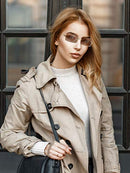 3 Pairs Rimless Rectangle Sunglasses Tinted Frameless Eyewear Vintage Transparent