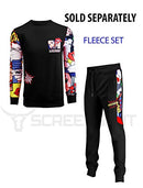 Mens Hip Hop Premium Slim Fit Urban Fleece Pants-Activewear Pop Art  Sweatpants