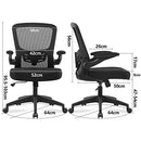 Ergonomic Desk Chair with Adjustable Height and Lumbar Support Swivel