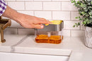 Countertop Dish Soap Dispenser Pump and Sponge Holder for Kitchen Sink