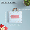 Thank You Bags Shopping Bags, 50 Pack Extra Thick Bulk Merchandise Bags Plastic