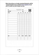Fitness Logbook Softcover Black
