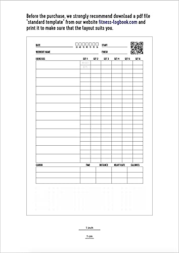 Fitness Logbook Softcover Black