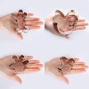 8 Pack Cookie Cutters Themed of Cartoon Mouse, Stainless Steel Sandwich Cake Cutter
