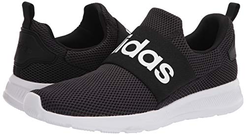 adidas Men's Lite Racer Adapt 4.0 Running Shoes, Black/White/Black, 10