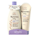 Aveeno Baby Calming Comfort Bath & Lotion Set, Night time Baby Skin Care Products