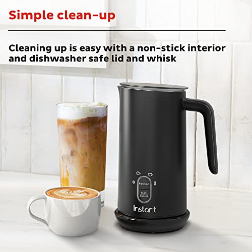 Milk Frother, 4-in-1 Electric Milk Steamer, 10oz/295ml Automatic Hot and Cold Foam