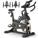 Indoor Cycling Bike Stationary, VIGBODY Exercise Bike Ipad Holder with LCD Monitor