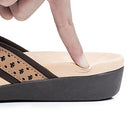 Womens Orthotic Flip Flops Plantar Fasciitis Sandals For Flat Feet with Arch Support