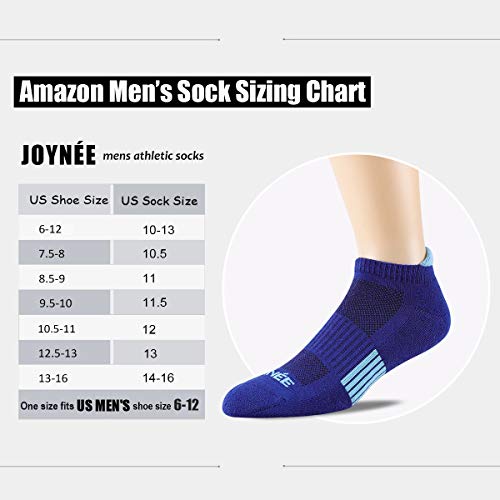 Men’s Athletic Socks Low Cut Cushion Running Socks Breathable