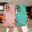 YKCZL Compatible with iPhone 13 Pro Max Case 6.7 Inch, Cute Painted Art Full Camera Lens Protective Slim Soft Shockproof Phone Case for Women Girl-Pink