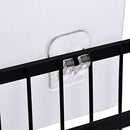 Wall Door Adhesive Kitchen Wrap Organizer Rack, No Drilling, Black