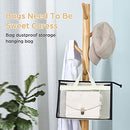 9 Packs Dust Bags for Handbags, Clear Handbag Storage, Purse Storage Organizer