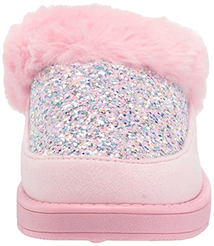 Skechers Kids Girls Sleep Slides Slipper, Pink, 4 Big Kid