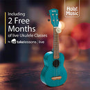 Deluxe Mahogany Soprano Ukulele Bundle with Aquila Strings, Padded Gig Bag, Strap and Picks