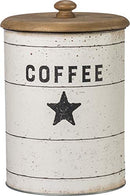 Farmhouse Tin Canisters, Sugar, Coffee, Flour