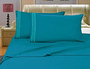 Egyptian Quality 4-Piece Bed Sheet Sets, Deep Pockets Queen , Turqouise
