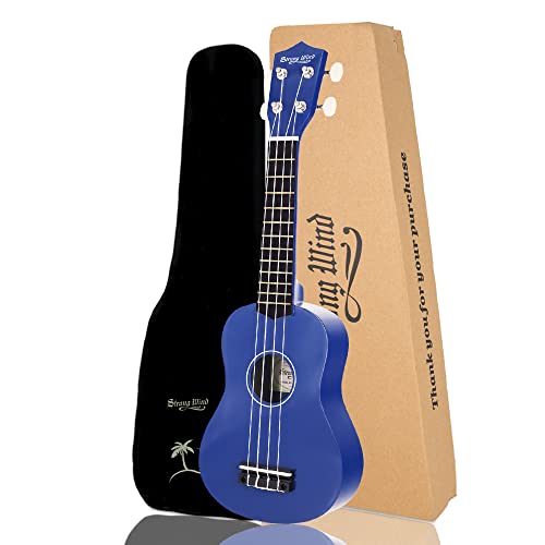 Soprano Ukulele - Stringed Musical Instrument Ukulele for Beginners Adults, 21 Inch Basswood Ukelele