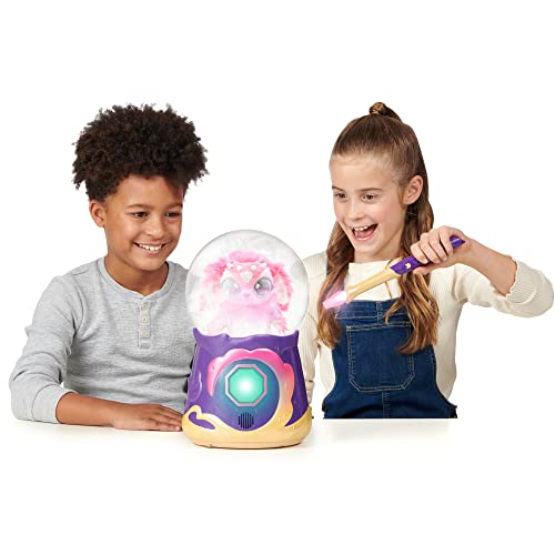 Magic Mixies Magical Misting Crystal Ball with Interactive 8 inch Pink Plush Toy