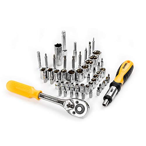 DEKOPRO 168 Piece Socket Wrench Auto Repair Tool Combination Package Mixed