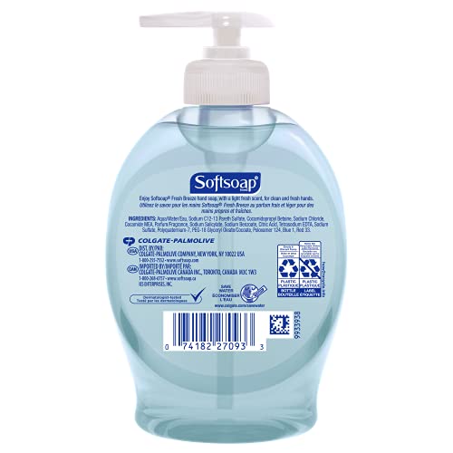 Liquid Hand Soap, Fresh Breeze - 7.5 Fluid Ounce (Pack of 6)