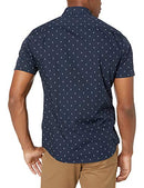 Men's Slim-Fit Short-Sleeve Print Shirt, Anchor, XX-Large