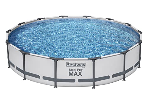 Bestway 56597E Steel Pro MAX Ground Frame Pools, 14' x 33", Grey