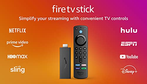 Fire TV Stick (3rd Gen) with Alexa Voice Remote (includes TV controls)