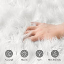 Ultra Soft Faux Sheepskin Fur Rug White Fluffy Area Rug Shag Rug Carpets
