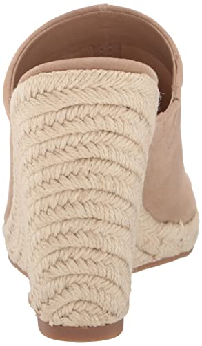 Women's URGE Wedge Sandal, Tan Suede, 7.5