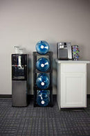 Bottle Buddy Water Racks - 3 and 5 Gallon Bottles I 4-Tray Jug Storage System