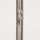 Rolling Laundry Cart with Hanging Bar - Chrome Finish