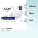Dove Beauty Bar Gentle Skin Cleanser Moisturizing for Gentle Soft Skin Care Original