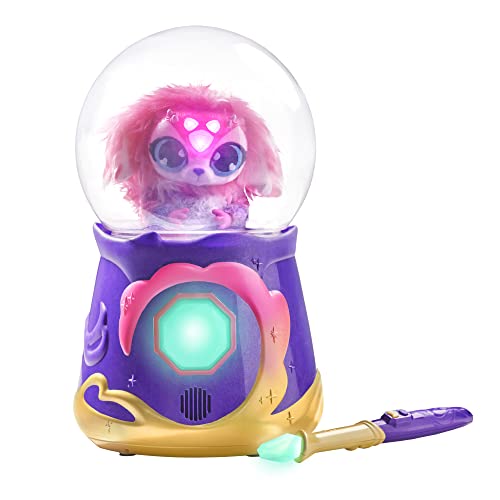 Magic Mixies Magical Misting Crystal Ball with Interactive 8 inch Pink Plush Toy