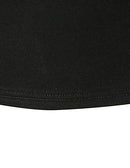 Long Sleeve Polos Casual Tops Denim Splice Golf T-Shirt Poloshirts,L,Black