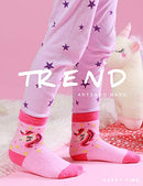 Toddler Kids Girls Fuzzy Slipper Socks Grips Non Slip Fluffy Cozy Comfy Warm Winter