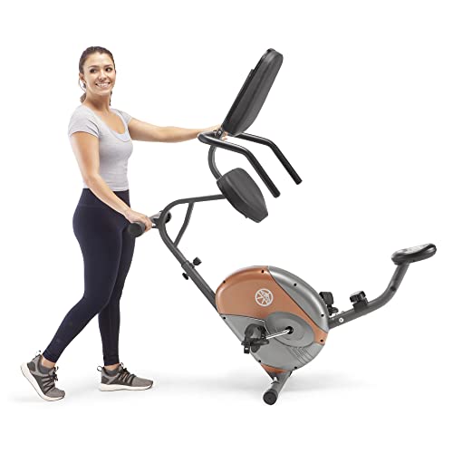 Marcy Recumbent Exercise Bike with Resistance ME-709