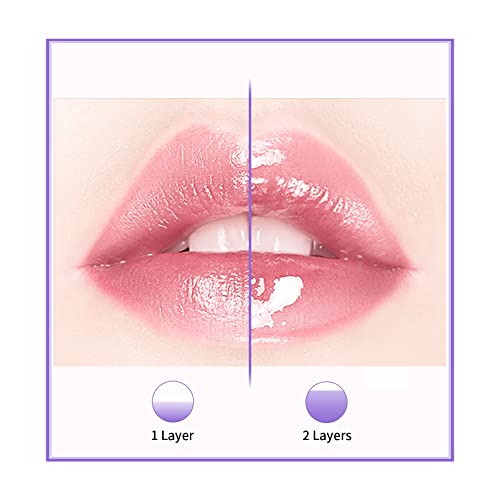Lip Plumper Lip Mask Set, 2PCS Natural Lip Enhancer Care Serum, Moisturizing