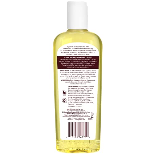 Palmer's Cocoa Butter Moisturizing Body Oil with Vitamin E, 8.5 Ounces