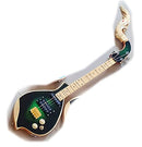 Isarn Electric Phin 3 Strings, Thai Lao Guitar Musical Instrument, Traditional Thai Musical