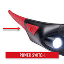 SPG400 Rechargeable Lighted LED Safety Glasses with Built-In Inspection Beam