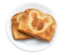 Disney DCM-21 Mickey Mouse 2 Slice Toaster, Red/Black, 1
